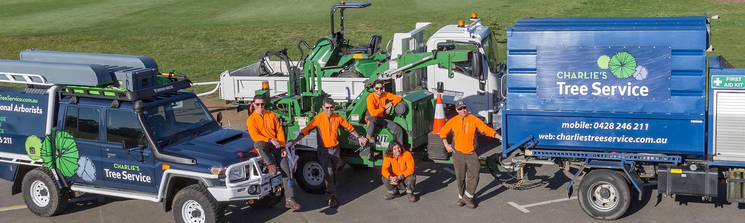 Charlie’s Tree Service team of professional arborists.